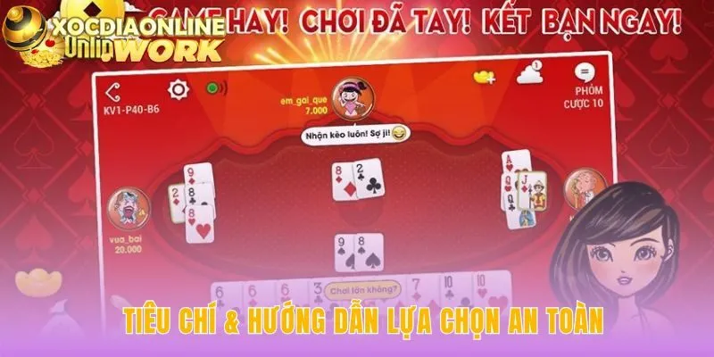 Tiêu chí lựa chọn nhà cái xóc đĩa dựa trên bộ khung tiêu chuẩn